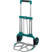 Тележка Kraftool 38751-120 ATLANT складная хозяйственная до 120кг, каркас и платформа из алюминийиния, платформа 48.5х35см, колеса d18см, вес 6.9кг
