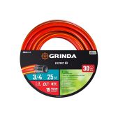 Шланг поливочный 25м Grinda 8-429005-3/4-25 Expert 3 ProLine, 3/4, 30 атм, трёхслойный, армированный