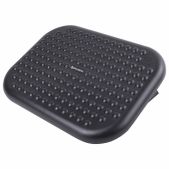 Подставка для ног Brauberg 531495 офисная, 45х33 см, регулируемый угол наклона, рифленая, черная