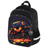 Ранец Brauberg 273106 QUADRO, 3 отделения, с брелком, Fire spider, 37х28х18 см