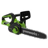 Цепная пила аккумуляторная Greenworks G24CS25 2007707UH 24V, 25см, c 1хАКБ 8Ач и Зарядное устройство