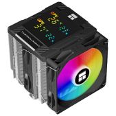 Кулер Thermalright TRPA120DAB Peerless Assassin 120 Digital ARGB Black LGA115X/1200/1700/1851AM4/AM5 Dual Tower, 2x120мм ARGB PWM Fan, медное основание, 6 тепл. трубок 6мм /