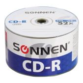 Диски CD-R Sonnen 512571 700 Mb 52x Bulk термоусадка без шпиля, комплект 50 шт