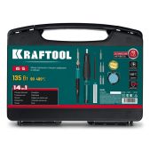 Паяльная станция Kraftool 55346 KS-15, 14-в-1, 90 - 480°C, 135 Вт, цифровая мини в кейсе