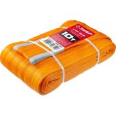 Строп Зубр 43559-10-8 СТП-10/8, оранжевый, г/п 10 т, длина 8 м, текстильный петлевой
