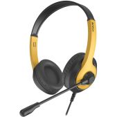 Гарнитура A4-Tech Fstyler FH100U BUMBLEBEE желто-черный 2м накладные USB оголовье