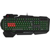 Клавиатура A4-Tech B318 Bloody черный USB мультимедийная for gamer LED подставка для запястий