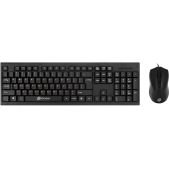 Комплект клавиатура + мышь Oklick 475652 620M черный USB