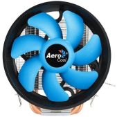 Устройство охлаждения кулер Aerocool Verkho 3 Plus Socket-AM5/AM4/1200/1700/1851 черный/синий 4-pin 18-27dB Al+Cu 125W 528gr Ret