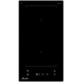 Варочная индукцинная панель Monsher MHI 3013 High-Tech inverter, 30см, 2 конфорки, 9 уровней мощности, сенсорное управление, автоматическое отключение, индикация остаточного тепла, таймер, Flexi-zone, цвет черный
