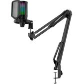 Микрофон Defender 64665 GMC 650 Impulse USB RGB подсветка / стойка /кабель 1.7м