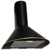 Вытяжка купольная Elikor 840458 Эпсилон 60П-430-ПЗЛ черный/зол