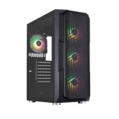 Корпус ATX Без БП 11STPlayer XF-BK-4F7 FireBase XF Black 4x120мм ARGB fans