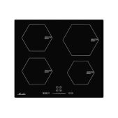 Варочная индукционная панель Monsher MHI 6006 60 см 9 уровней мощности, инвертер, бустер, блокировка управления, Stop and Go, таймер, автоматическое отключение, сенсорное управление, индикатор остаточного тепла, 5 цифровых дисплеев, цвет черный