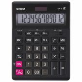 Калькулятор настольный 12 разрядов Casio GR-12-W-EP GR-12-W 209х155мм двойное питание, черный