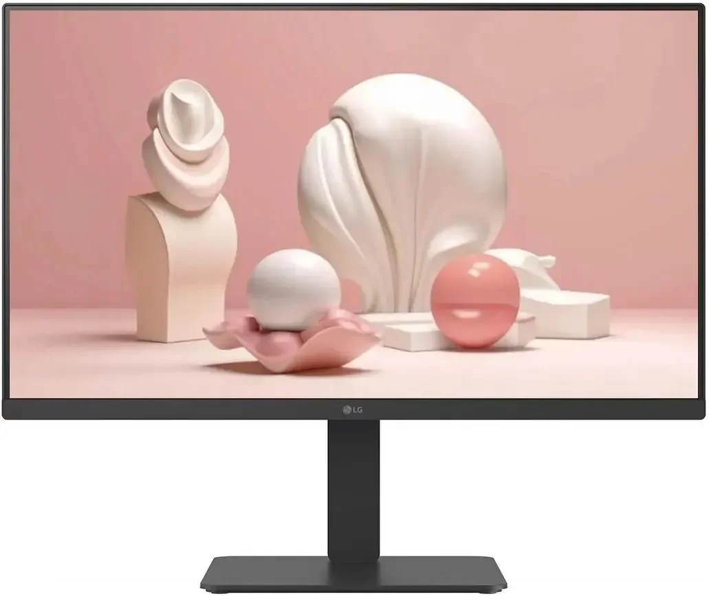 Монитор 27 LG 27BA65QB-B черный IPS LED 16:9 HDMI M/M матовая HAS Piv 1000:1 350cd 178гр/178гр 2560x1440 100Hz DP 2K 7кг
