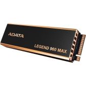 Накопитель SSD 1000Gb A-Data ALEG-960M-1TCS LEGEND 960 Max M.2 22x80mm, NVMe 1.4, PCIe 4.0 x4, 3D NAND, R/W 7400/6000MB/s, IOPs 730 000/610 000, DRAM buffer 1000MB, TbW 780, DWPD 0.43, with BIG Heat Spreader