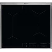 Варочная индукционная панель Electrolux EIV6340X 59х52х4.4 см, черный, сенсорное управление, рама из нержавеющей стали