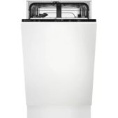 Встраиваемая посудомоечная машина Electrolux KEAD2100L 45 см, загрузка на 9 комплектов посуды, сенсорное управление, загрузка на 9 комплектов посуды, электронное управление, 6 программ, 44.6x55x82 см, черный цвет, сушка: с открыванием дверцы