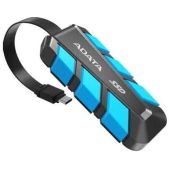 Внешний накопитель SSD 2000Gb A-Data SC740-2000G-CBU External Type-C Blue, USB 3.2 Gen2, R/W 1050/1000 MB/s, 121.8x40.5x22.3mm