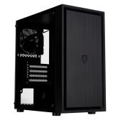 Корпус mATX Без БП 1STPlayer B5-M-BK-3F black.SIR B5-M Black 3 x вентилятор 120ммs
