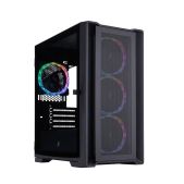 Корпус mATX Без БП 1STPlayer T4-BK-4FS7 Trilobite T4 MESH ARGB Black 4x120мм ARGB fans