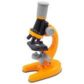 Микроскоп Brauberg 391400 Kids с подсветкой, 30 предметов, в т.ч. набор из 12 микропрепаратов в подарок, увеличение 100х, 400х, 1200х