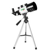 Телескоп Brauberg 391397 Kids 70300 рефрактор астрономический настольный, увеличение 150х, объектив 70мм, фокус 300мм, видоискатель