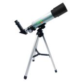 Телескоп Brauberg 391396 Kids 50360 рефрактор астрономический настольный, увеличение 90х, объектив 50мм, фокус 360мм, видоискатель