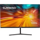 Монитор 24 SunWind SM24SG01 SM-24FI401 черный IPS LED 1ms 16:9 HDMI матовая 250cd 178гр/178гр 1920x1080 180Hz G-Sync FreeSync DP FHD 2.79кг