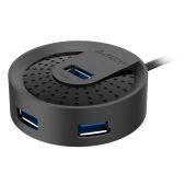 Разветвитель USB 3.0 A4-Tech HUB-30 4порт. черный
