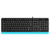 Клавиатура USB A4-Tech FKS10 Blue Fstyler FKS10 черный/синий