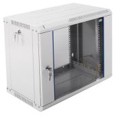 Шкаф коммутационный ЦМО ШРН-Э-9.350 ШРН-эконом настенный 9U 600x350мм пер.дв.стекл 85кг серый 300мм 13.8кг 180град. 480мм