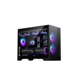 Корпус mATX без БП Phanteks PH-XT325M_BK02 XT M3 Black, 3x120мм ARGB Fan, Tempered Glass