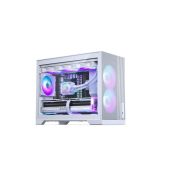 Корпус mATX без БП Phanteks PH-XT325M_WT02 XT M3, White 3x120мм ARGB Fan, Tempered Glass