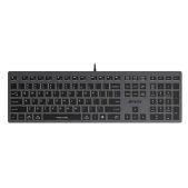 Клавиатура A4-Tech Fstyler FX60 серый USB slim LED FX60 Grey-White