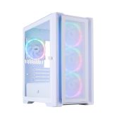 Корпус mATX 1STPlayer T4-WH-4FS7-W Trilobite T4 MESH ARGB White 4x120мм ARGB fans
