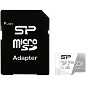 Карта памяти microSDXC 256Gb Silicon Power SP256GbSTXDA2V20SP Superior + adapter