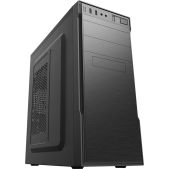 Корпус ATX 450W Foxline FZ-031-SX450-U31 Case Forza Black 1xUSB 2.0+1xUSB 3.0, w/o Fan, 8 cm вентилятор PSU, power cord