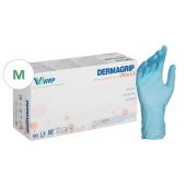 Перчатки нитриловые смотровые Dermagrip D1102-27 Ultra 100 пар 200шт, повышенная чувствительность, размер M средний
