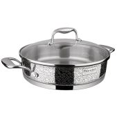 Сотейник 26см Rondell RDS-353 Vintage с крышкой серебристый