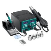 Паяльная станция Kraftool 55340 KR-75, 2-в-1 100-480°С 750 Вт, Ремонтная