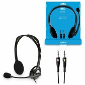 Гарнитура Logitech 981-000271 Headset H110 20-20000Hz, mic, 2x3.5mm jack, 1.8m