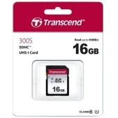 Карта памяти SDHC 16Gb Transcend TS16GSDC300S Class 10 UHS-I U1 R95, W45MB/s