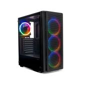 Корпус ATX без БП Xastra A311-4FR12F A311 4FRGB Black Mesh/ full-size TG / 4x120мм FR120-FRGB fans