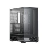 Корпус ATX без БП Xastra Q700-0F-UC Q700 0F-UC Black ATX Aquarium Screewless no fans Type C