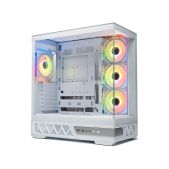 Корпус ATX без БП Xastra Q700-4FM12A-C10-UC-WH Q700 4ARGB-C10-UC White ATX Aquarium Screewless 4x120мм ARGB PWM mirror fans Argb+PWM HUB 10port/Type C