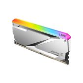 Модуль памяти DDR5 32Gb 7600MHz Netac NTZED5P76DP-32S Z RGB DDR5-7600 16Gbx2 C32 Silver 36-46-46-122 1.4V