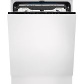 Встраиваемая посудомоечная машина Electrolux EEC87400W Полновстраиваемая 60см, Comfort Lift загрузка на 14 комплектов посуды, сенсорное управление, 8 программ, 59.6x56x82 см, черный цвет, сушка: с открыванием дверцы, индикация на полу: проекция