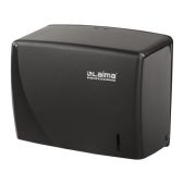 Диспенсер для полотенец Лайма 605762 Professional Original Система H3, V-сложения, черный, ABS